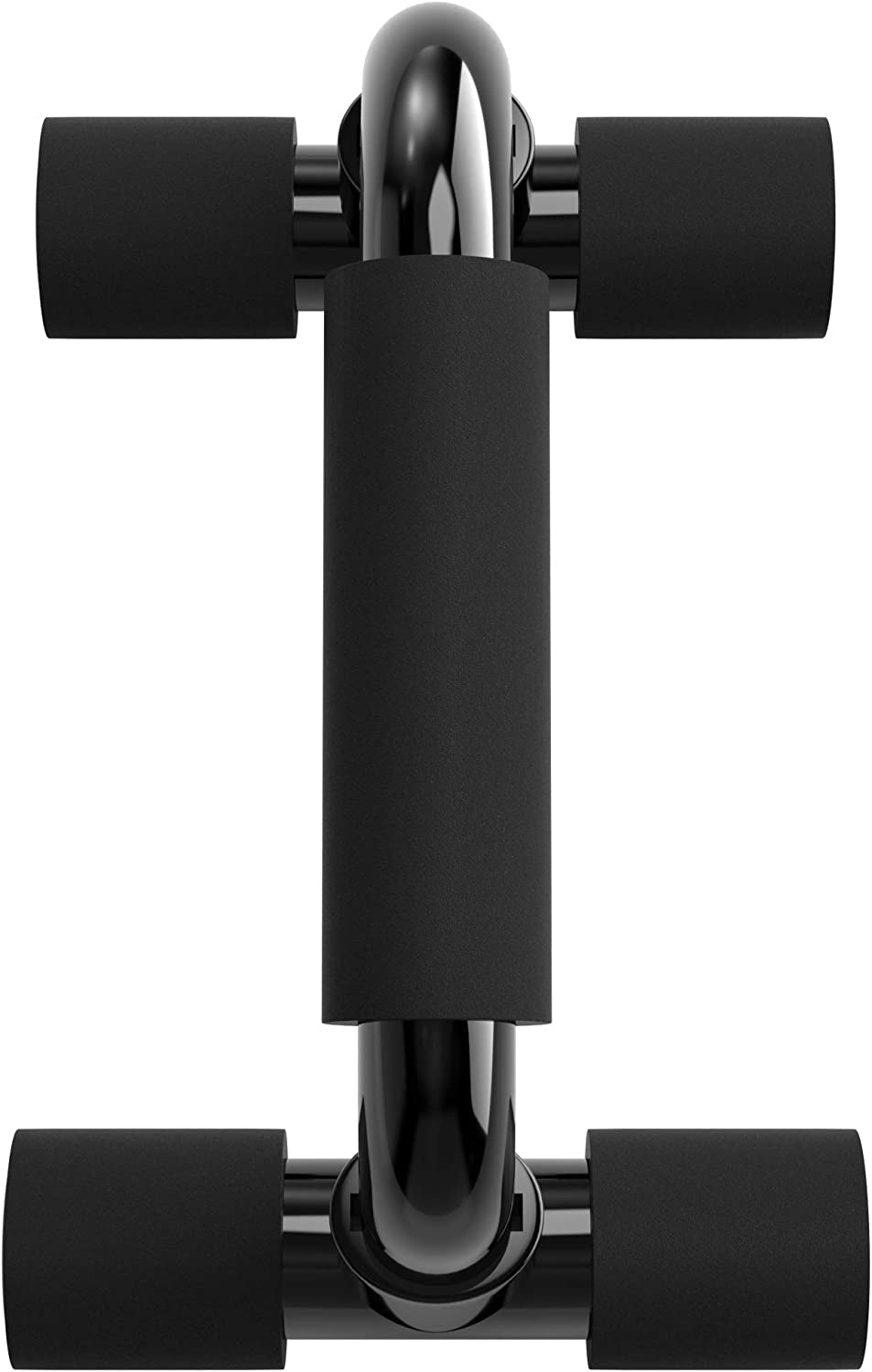 Push Up Bars - Gym Exercise Equipment for Fitness - 1 Pair of Pushup Handles with Cushioned Foam Grip and Non-Slip Sturdy Structure - Suitable for Men & Women