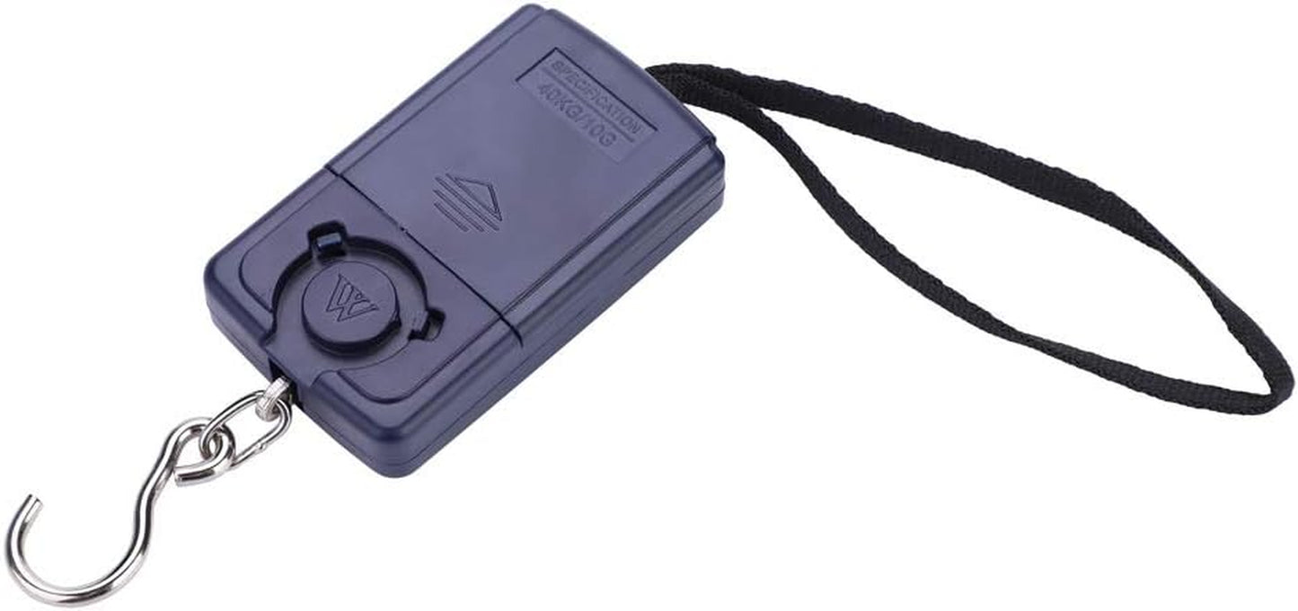 Portable Electric Digital Hanging Scale with Backlit LCD Display and Hook Tool for Fishing, Luggage, Home, and Outdoor Use – Wh A01L, Featuring Fish Scale Design.