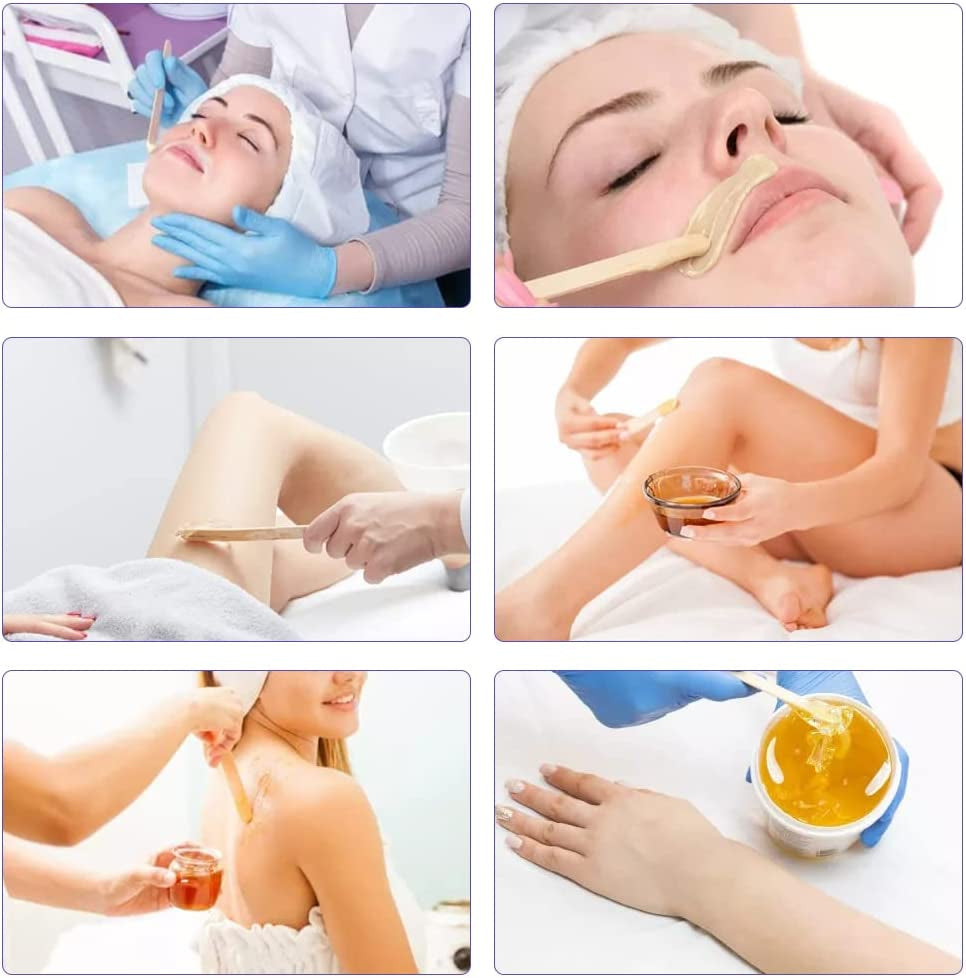 Professional Wax Warmer Kit with 300g Wax Beans, Wax Melting Heater Home Hair Removal Wax Pot