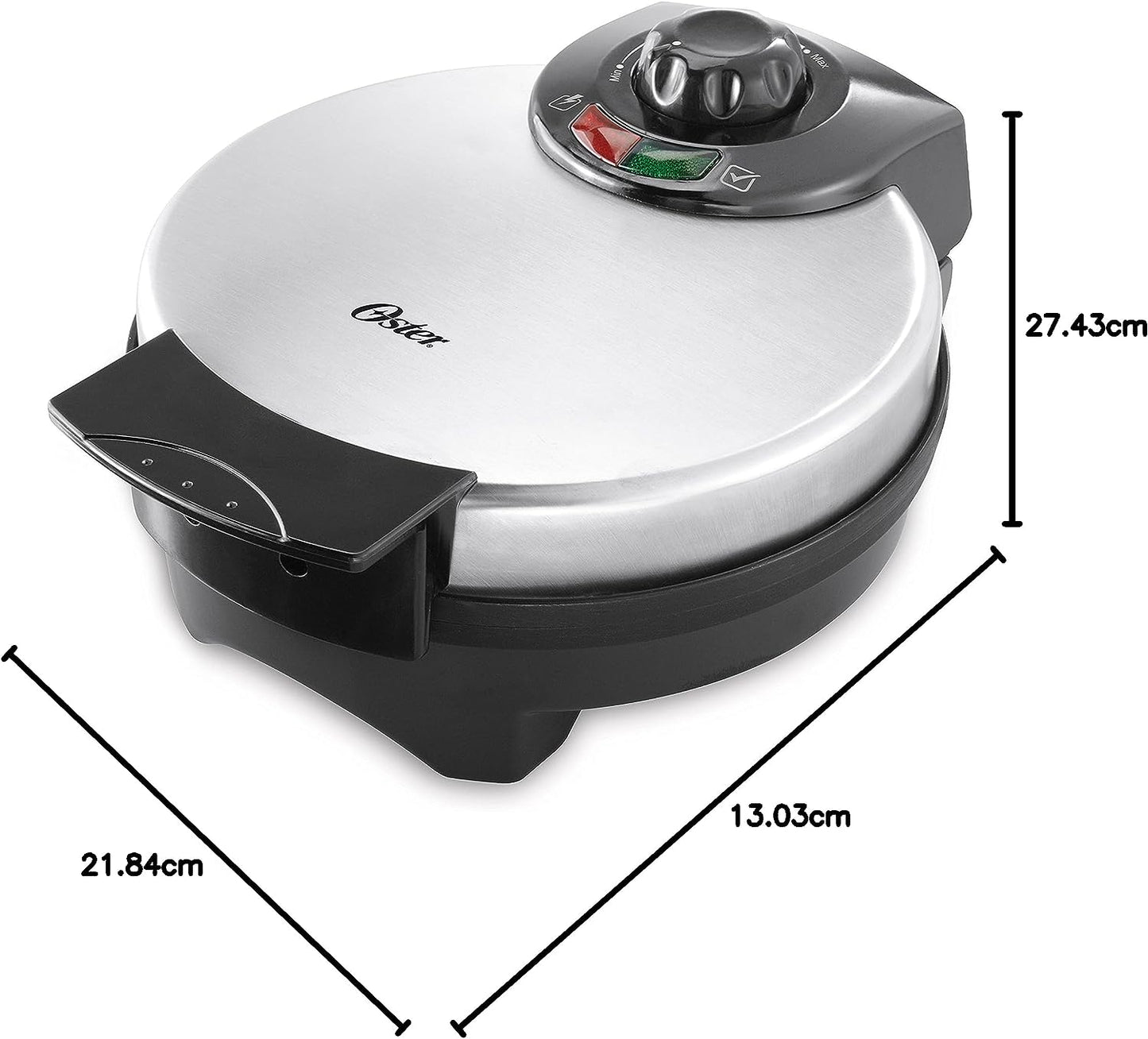 Belgian Waffle Maker, Stainless Steel - 8"