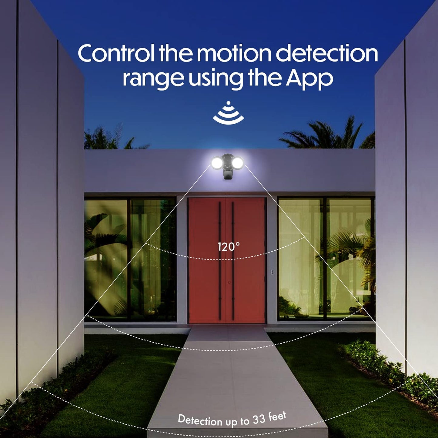 Motion Sensor Smart Flood Light, Charger & Mount 3-In-1 Compatible with Blink Outdoor, Outdoor (3rd Gen) & XT2 Camera - 1500 Lumens, Wired, with Timer Control (Blink Cam NOT Included)