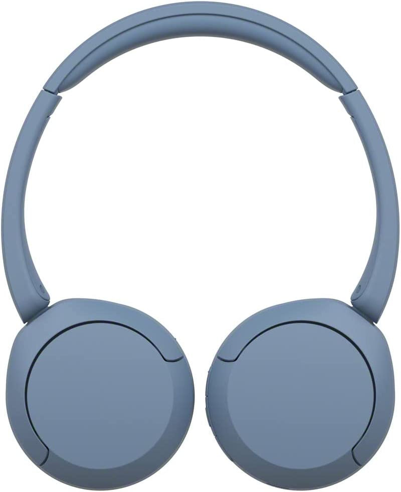 Blue WH-CH520 Wireless Bluetooth On-Ear Headphones with Microphones