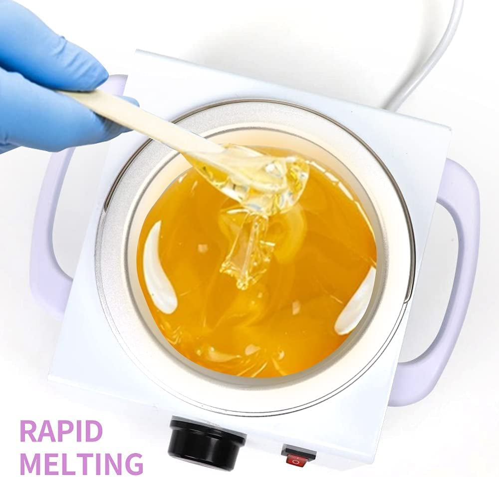 Professional Wax Warmer Kit with 300g Wax Beans, Wax Melting Heater Home Hair Removal Wax Pot