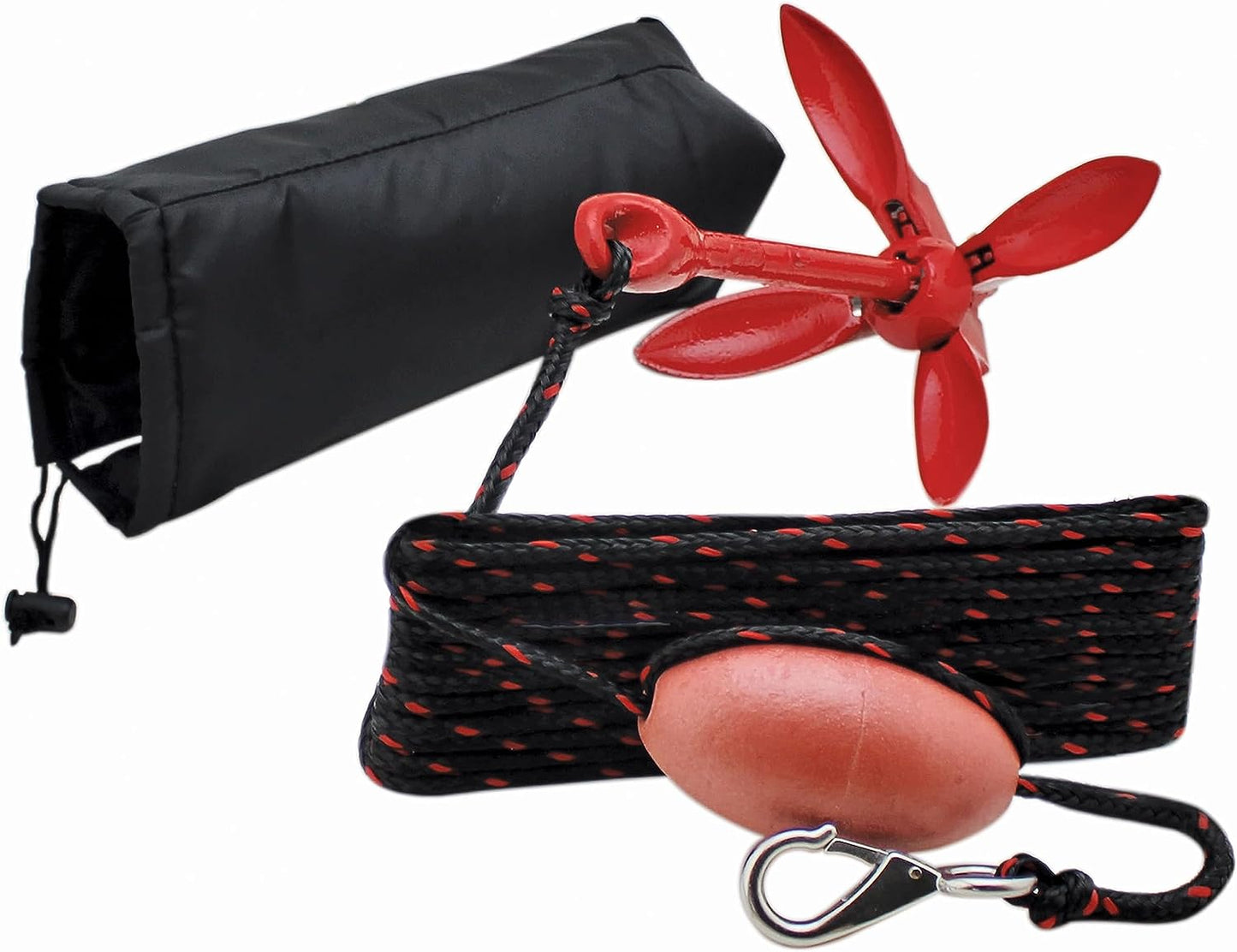 Complete BoatTector PWC Anchor Kit with Rope/Marker Buoy/Storage Bag