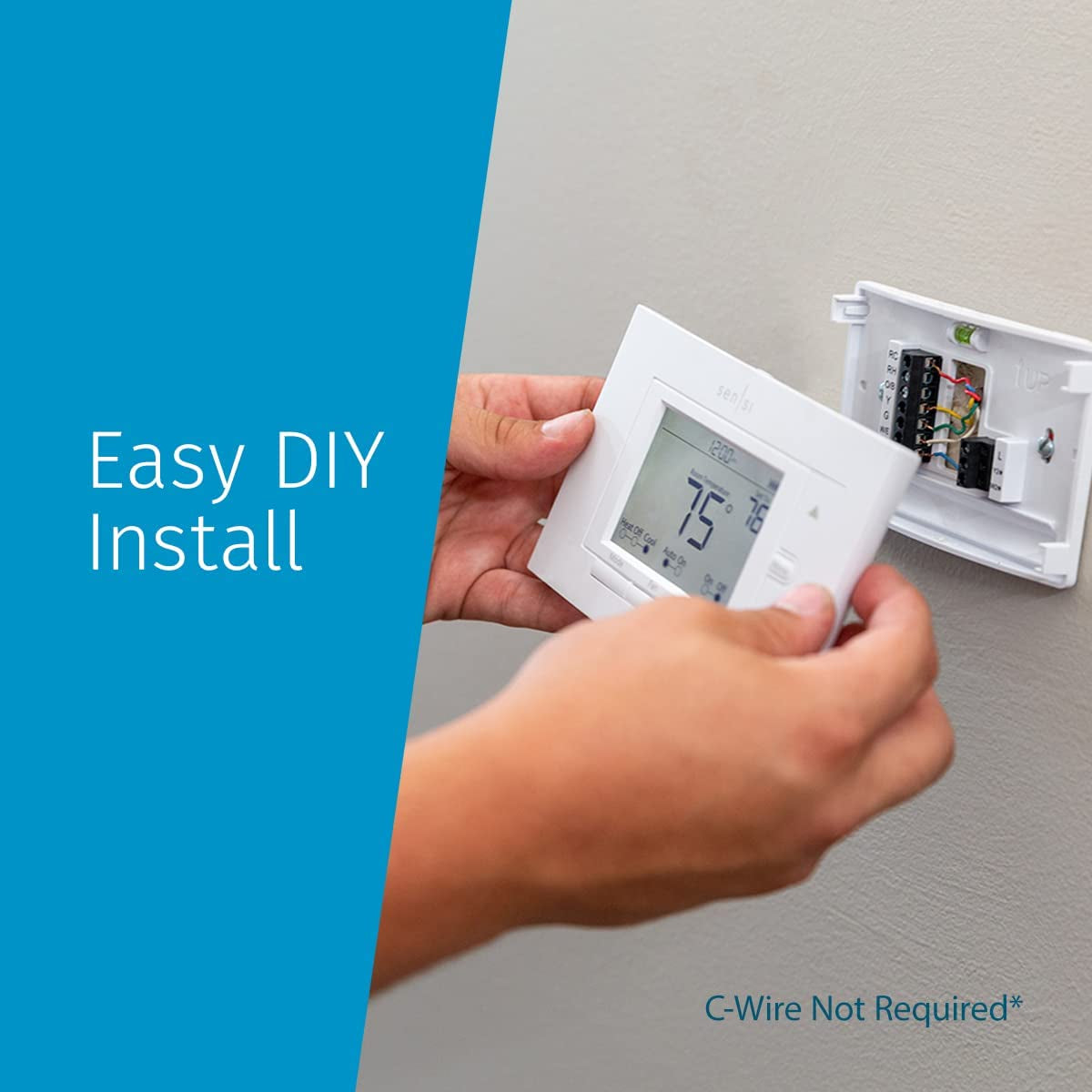 Emerson ST55: Wi-Fi Smart Thermostat for Smart Homes, DIY Installation, Works with Alexa, Energy Star Certified