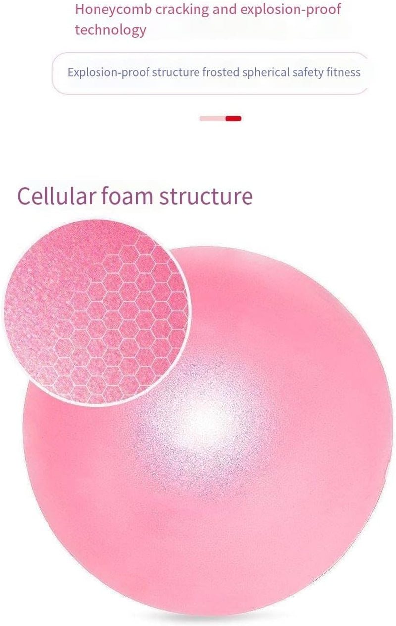 Small Exercise Ball - Also Known as a Yoga Ball or Mini Pilates Ball. This 9-Inch Small Workout Ball is Perfect for Pilates, Yoga, Workouts, Core Training, Fitness, and Physical Therapy.