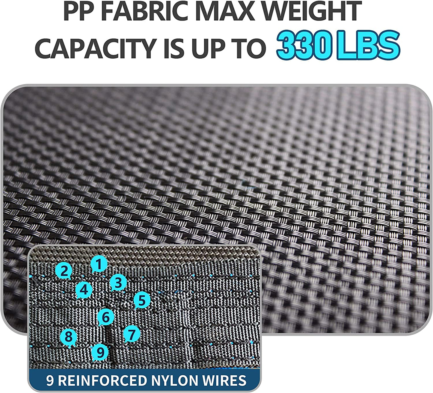 Professional Gym Workout 55" Trampoline - This cardio trainer exercise rebounder comes with an adjustable handlebar and can support a maximum load of 330lbs. It's perfect for your gym workouts.