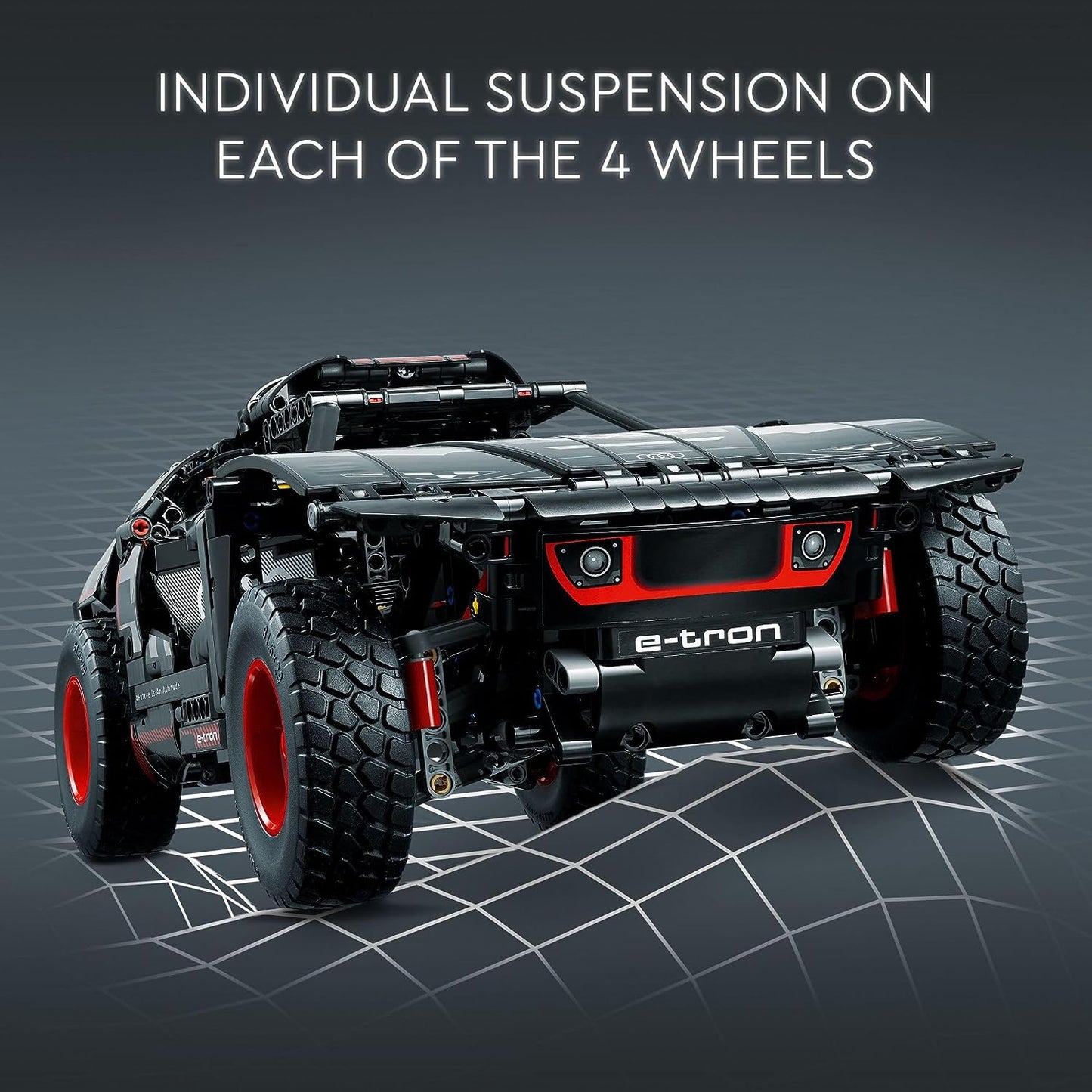 Technic Audi RS Q e-tron 42160 Advanced Building Kit for Children Ages 10 and Above - Remote Controlled Car Toy with App-Controlled Steering - Ideal Gift for Young Engineering Enthusiasts