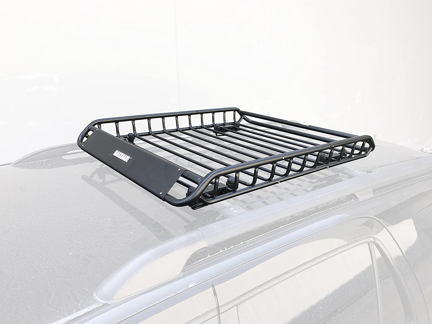 Universal Steel Roof Rack Car Top Cargo Carrier/Basket - 46" X 36" X 4-1/2" - 150 lb Capacity, Black