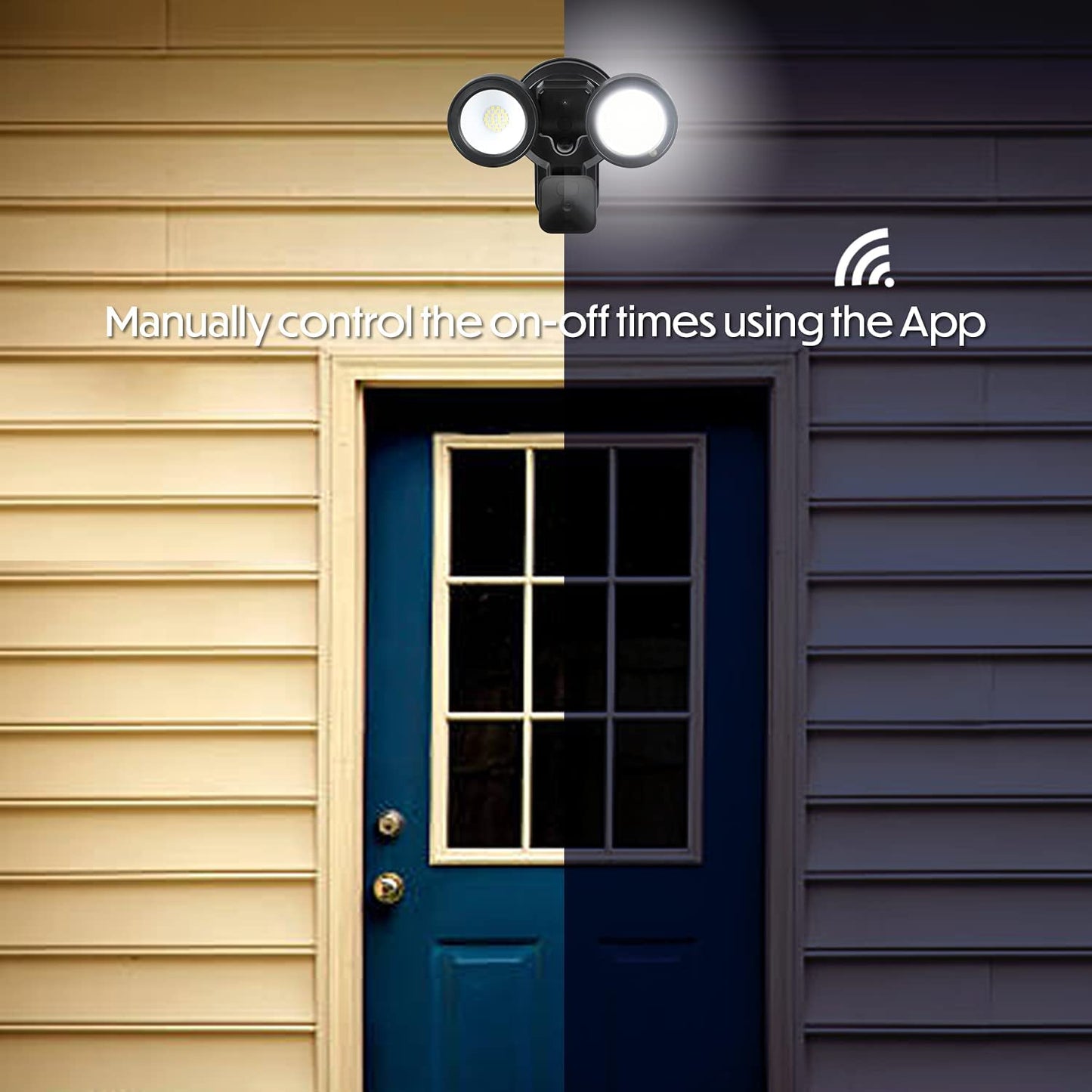 Motion Sensor Smart Flood Light, Charger & Mount 3-In-1 Compatible with Blink Outdoor, Outdoor (3rd Gen) & XT2 Camera - 1500 Lumens, Wired, with Timer Control (Blink Cam NOT Included)