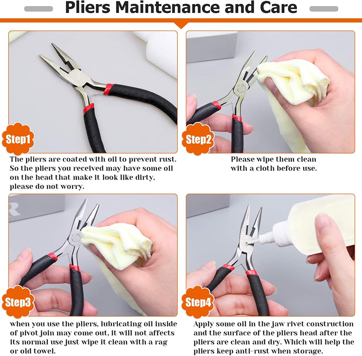 Professional Jewelry Making Tools Kit with Convenient Zipper Storage Case for Precise Jewelry Crafting and Efficient Jewelry Repair