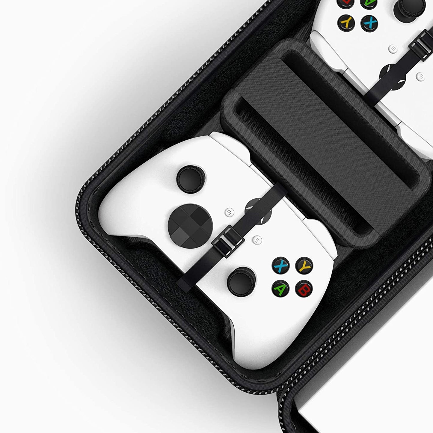 Protective Carrying Case for Xbox Series S Game Console, Organizational Travel Bag for Wireless Controllers and Accessories