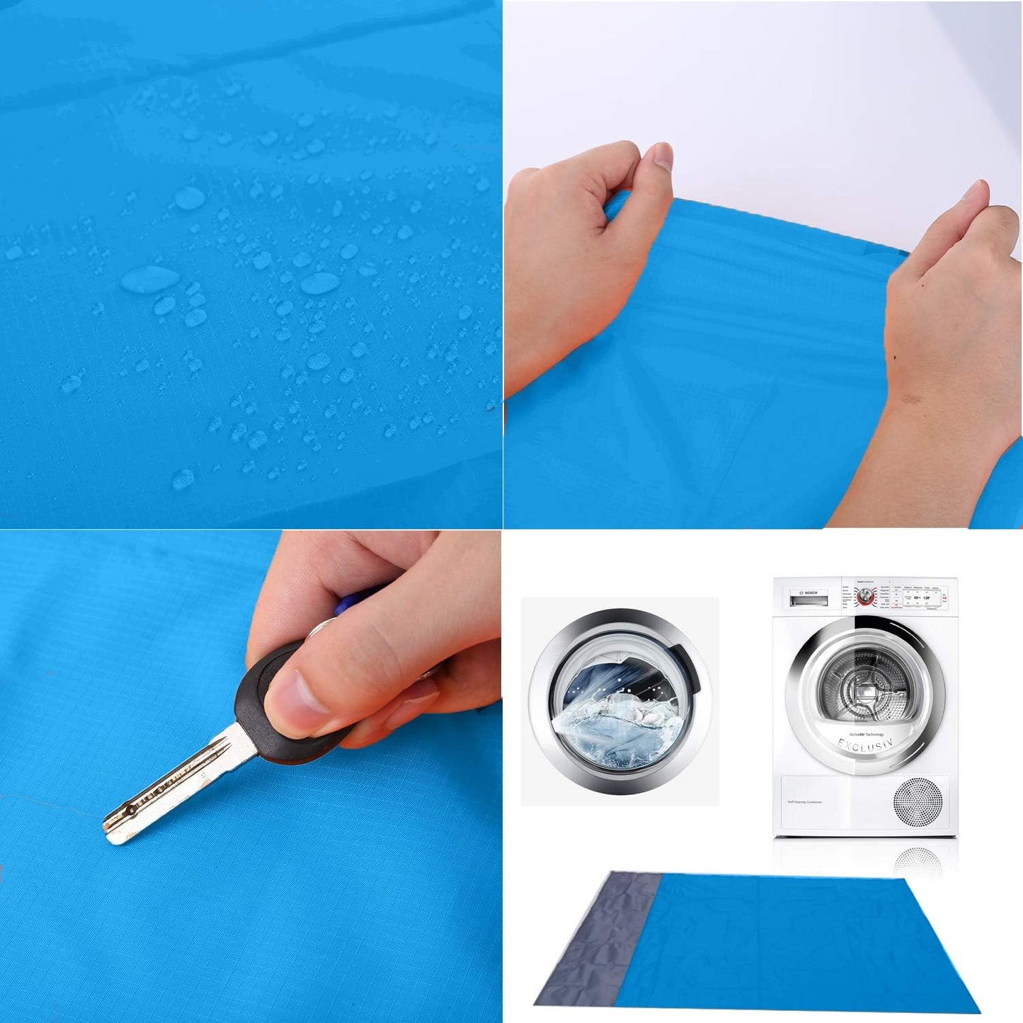 Compact 79 * 55 inch Picnic Blanket - Sand Proof and Waterproof, Comes with a Portable Storage Bag, Perfect for Outdoor Travel, Camping, Hiking, Festivals, and Sports.