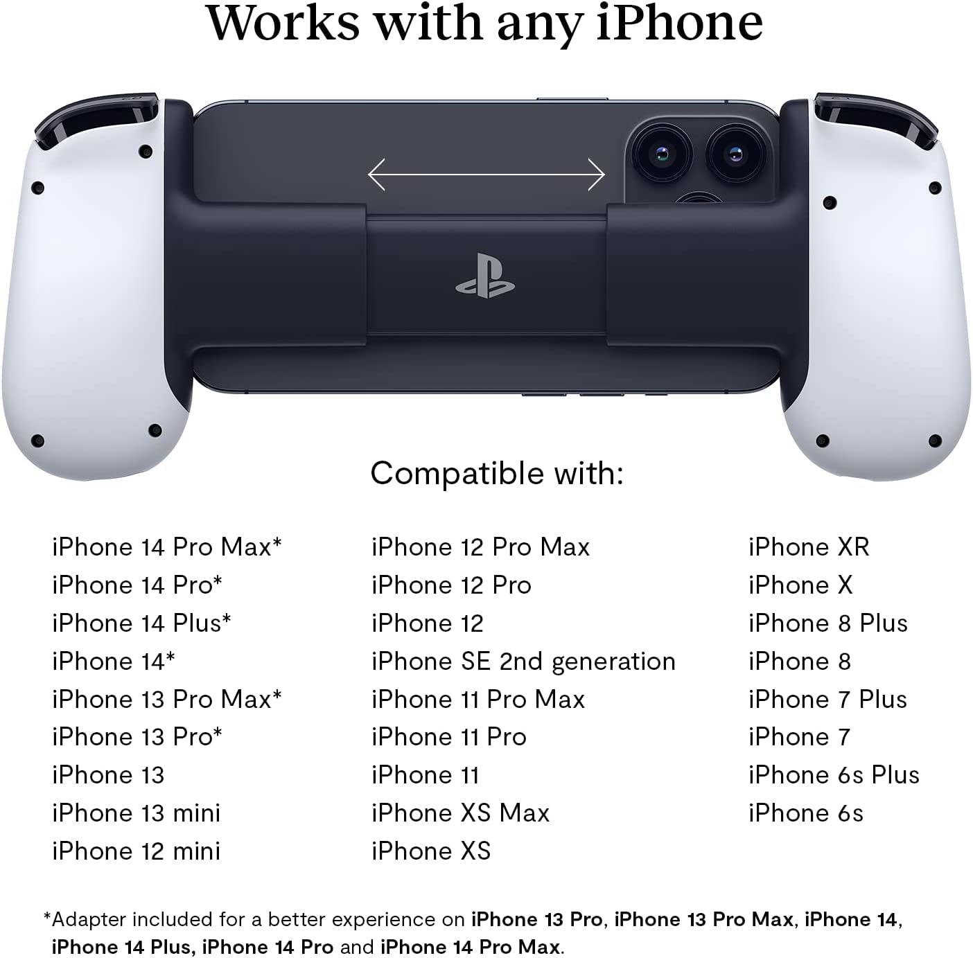 Mobile Gaming Controller for iPhone: Elevate Your Gaming Experience on iPhone - Play Playstation, Steam, Fortnite, Apex, Diablo Immortal, Call of Duty: Mobile, and More with One Controller.