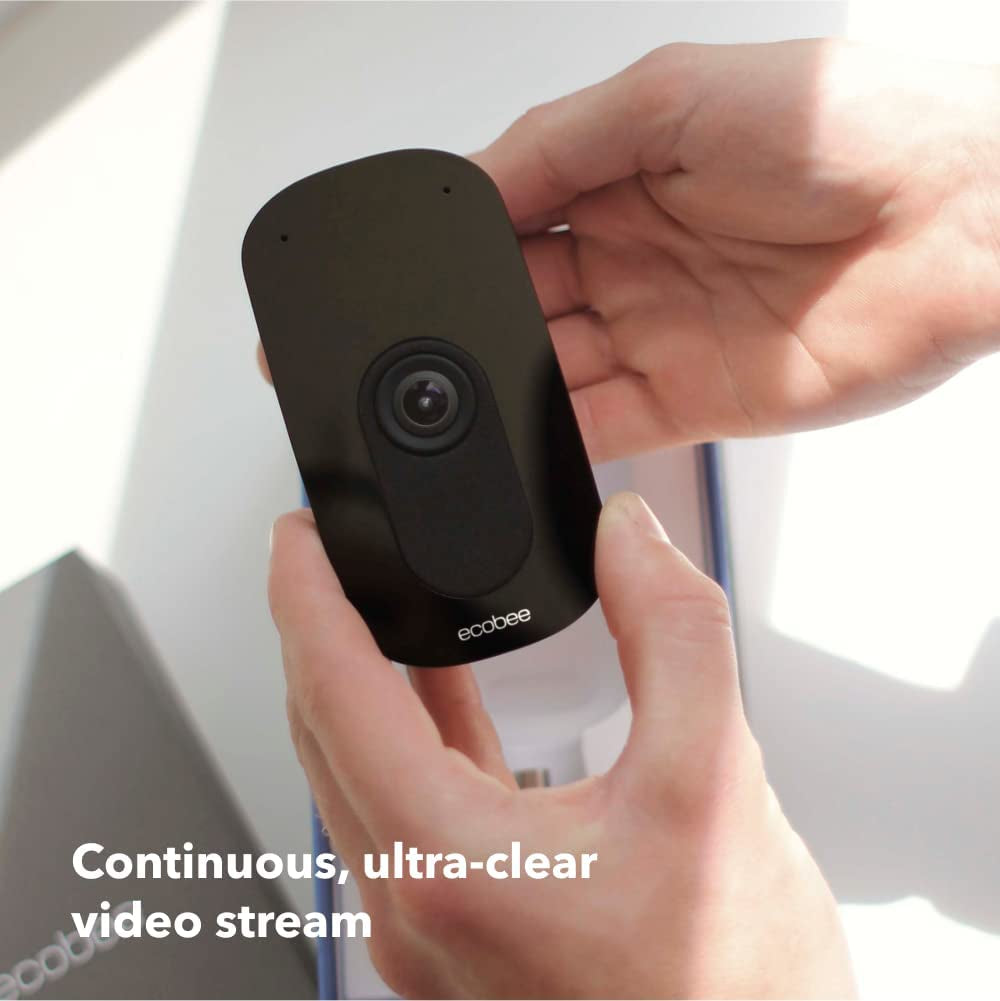 Indoor Wifi Security Camera - Smart Home Security System, 1080P HD, 180 Degree FOV, Night Vision, 2-Way Audio, Apple HomeKit and Alexa Compatible