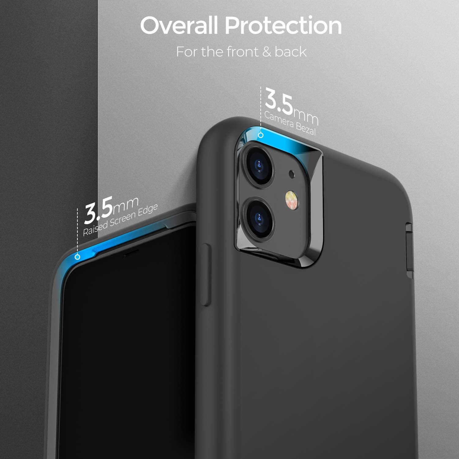  iPhone 11 Pro Case, Soft-Touch Finish of The Liquid Silicone Exterior Feels