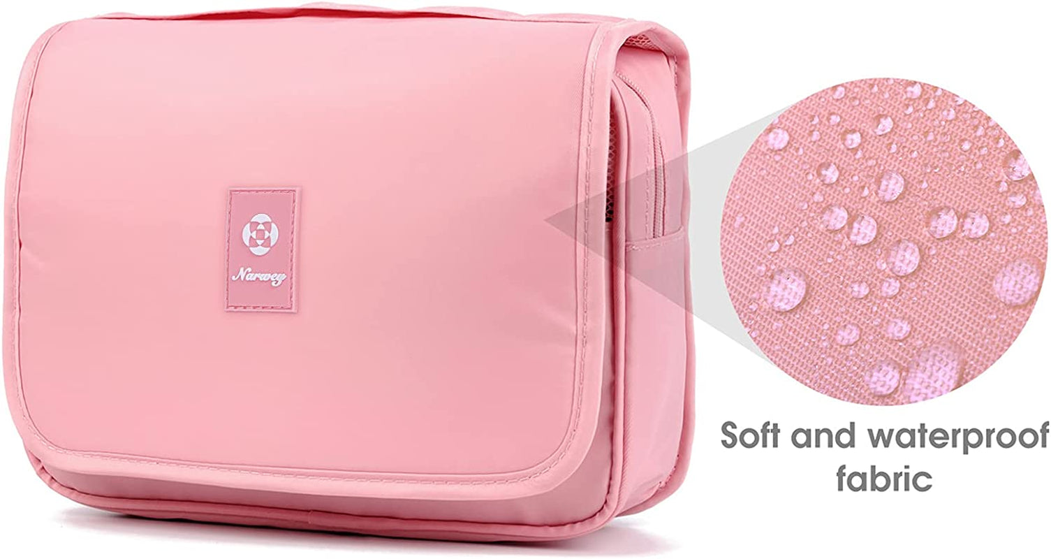 Waterproof Organizer Hanging Travel Toiletry Bag Cosmetic Make up Organizer  - Pink