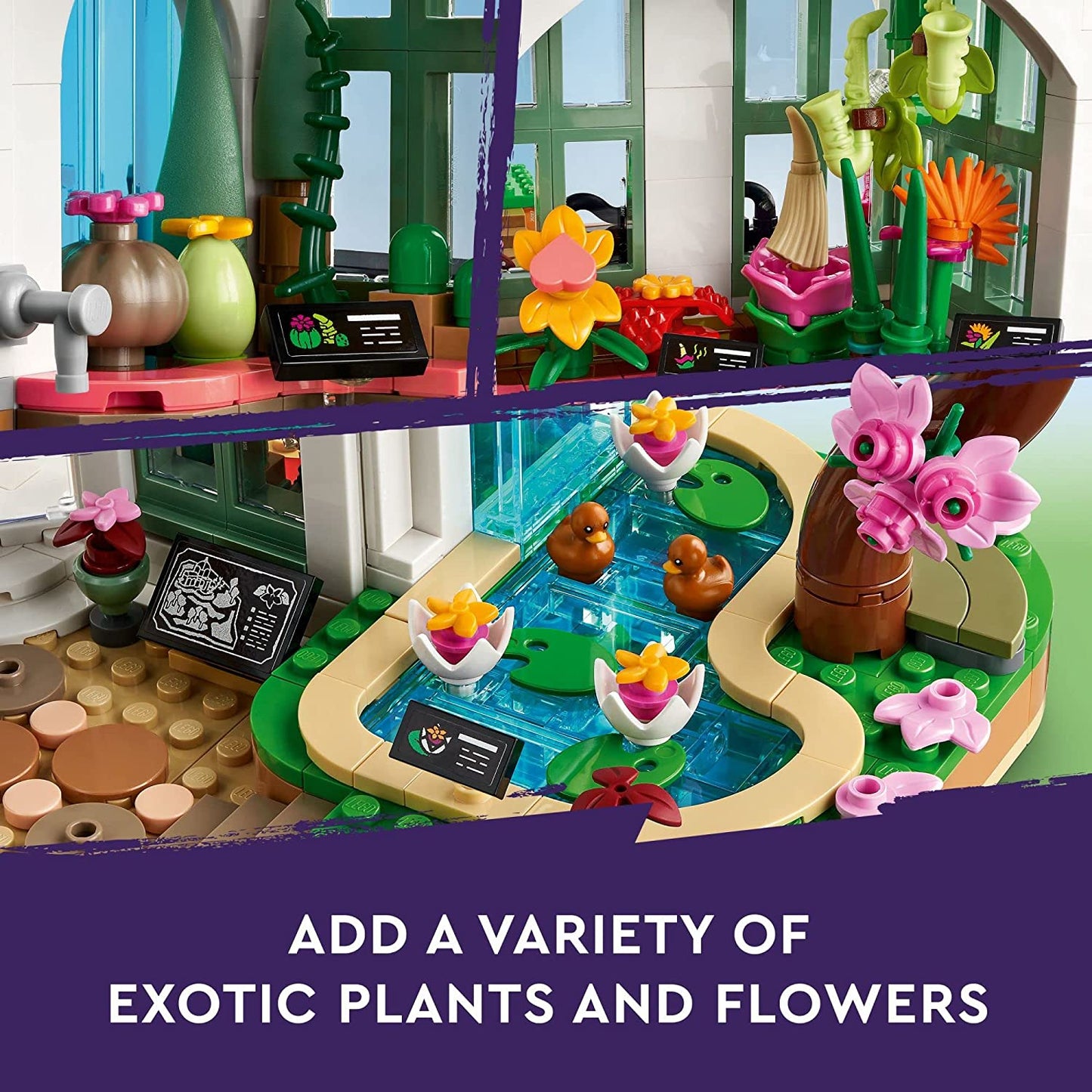 LEGO Friends Botanical Garden 41757 Building Kit - Creative Project for Ages 12 and Up - Construct and Showcase an Elaborate Greenhouse Scene - Ideal Gift for Flower and Plant Enthusiast Kids and Teens