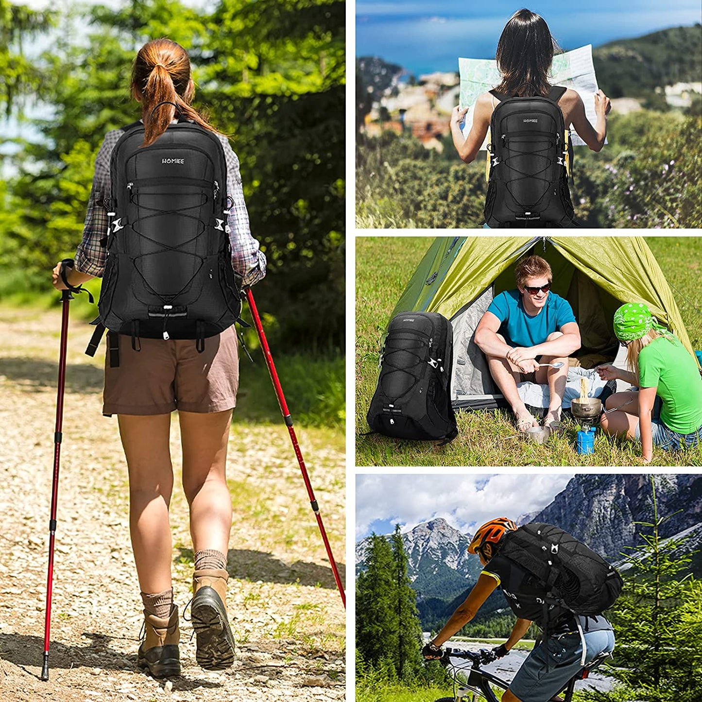 45L Hiking Backpack Daypack Camping Backpack