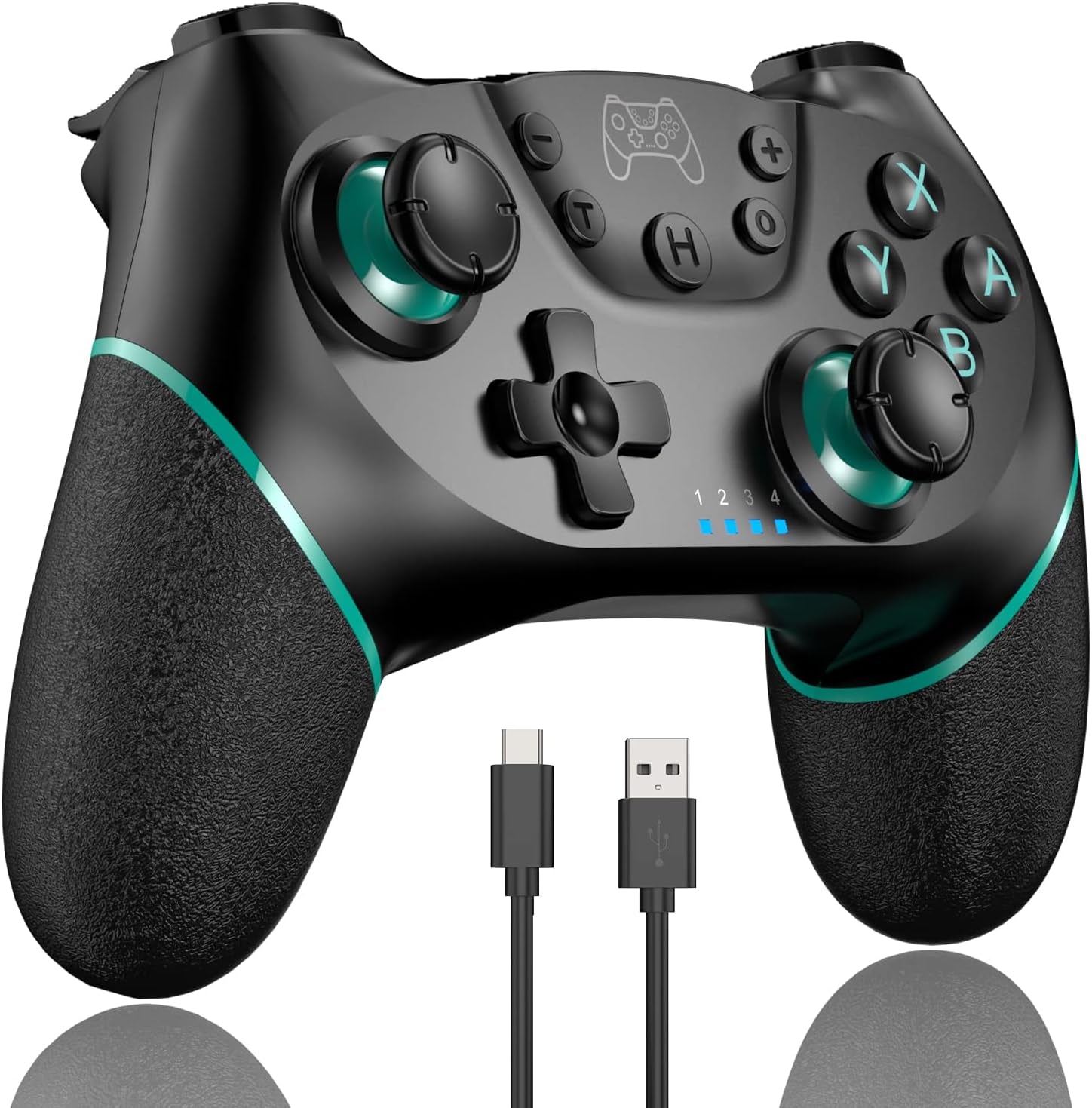 Wireless Switch Controller for Nintendo Switch Pro Controller For Nintendo Switch/OLED/Lite, Manette Switch Remote Gamepad with Joystick/Gyro & Gravity Sensor, with Charging Cable