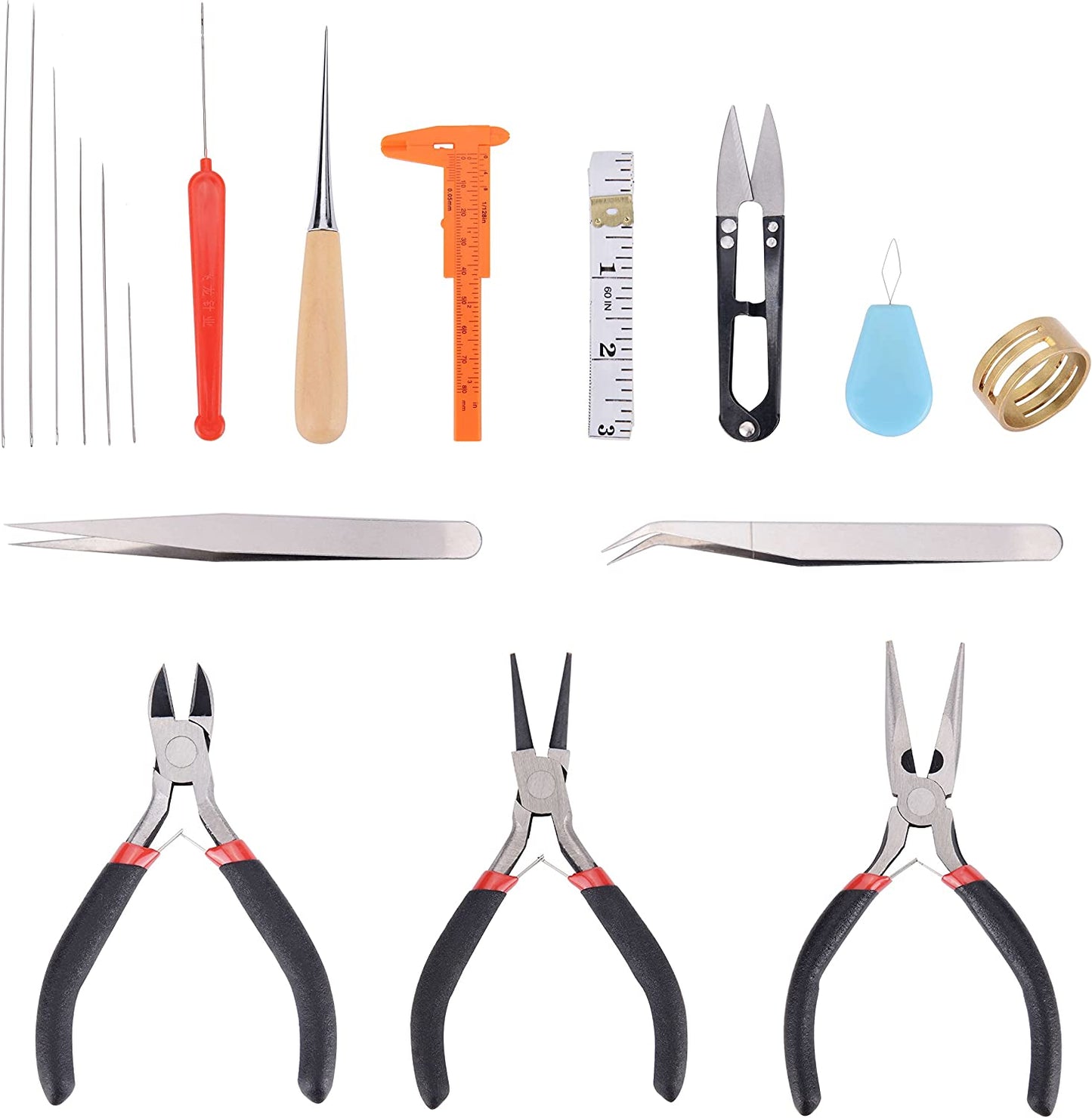 Professional Jewelry Making Tools Kit with Convenient Zipper Storage Case for Precise Jewelry Crafting and Efficient Jewelry Repair 