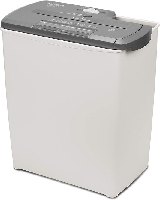 8-Sheet Strip-Cut Shredder Paper, CD and Credit Card Shredder, Shredder Basket Included