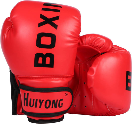 Children's Boxing Gloves, Punch Mitts MMA Gloves PU Cartoon Sparring Dajn Training Gloves, 4oz 6oz, Suitable for Ages 3-15 Years