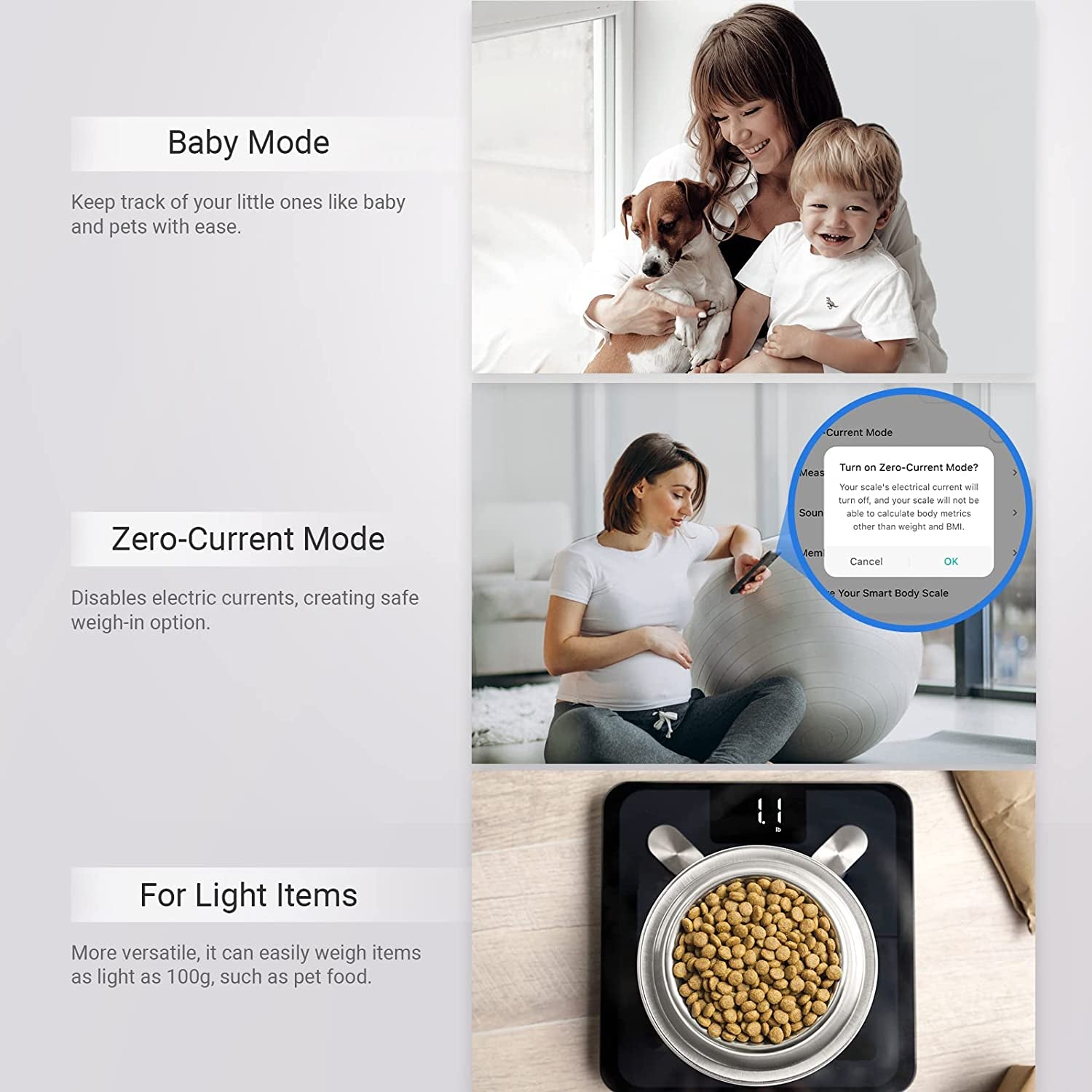 Bluetooth Bathroom Digital Scale: Measures Body Weight, Body Fat, and Water Weight with BMI Analyzer - Accurate up to 400lbs, Black ESF-551.