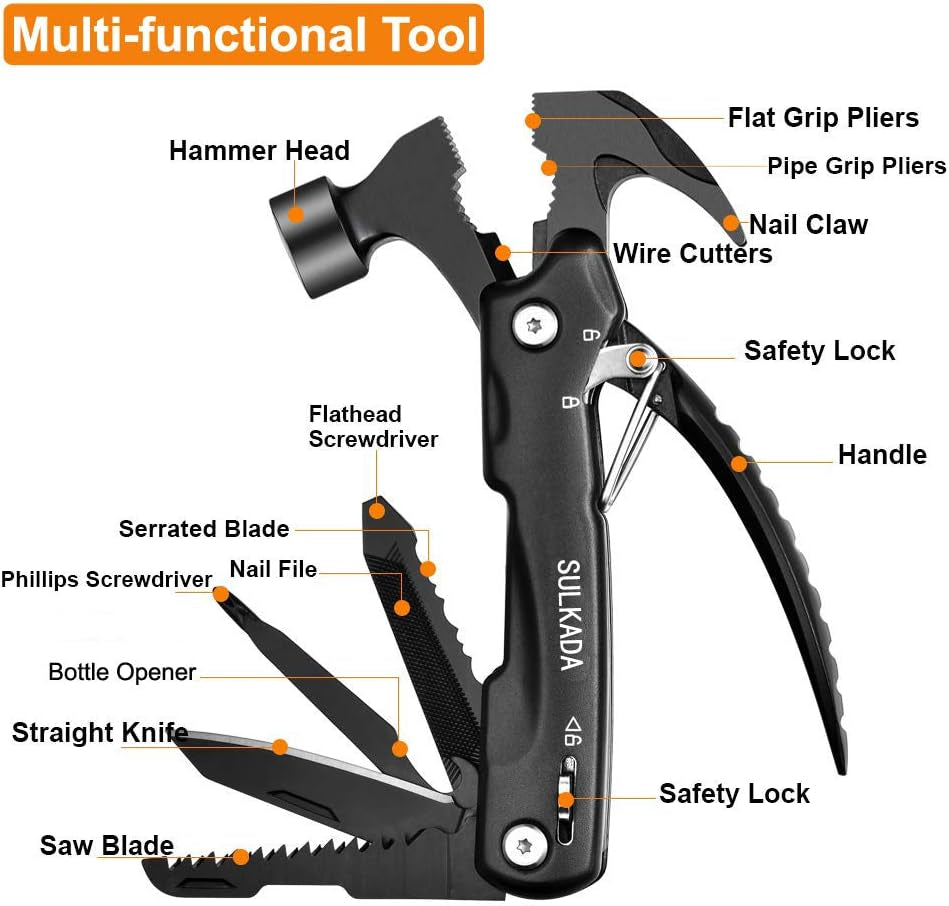 Survival Multi-Tool Mini Hammer