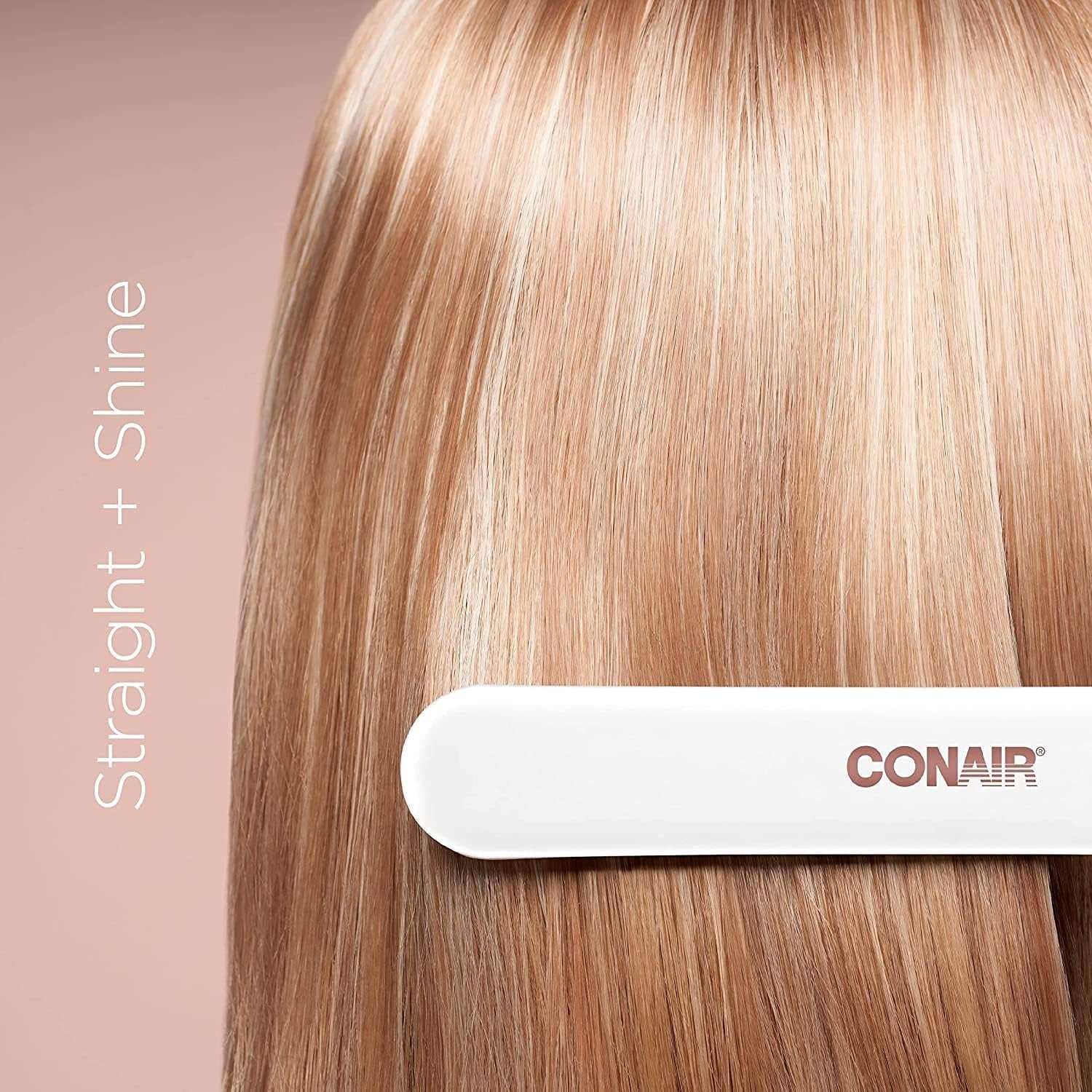 1" Double Ceramic Straightener in White