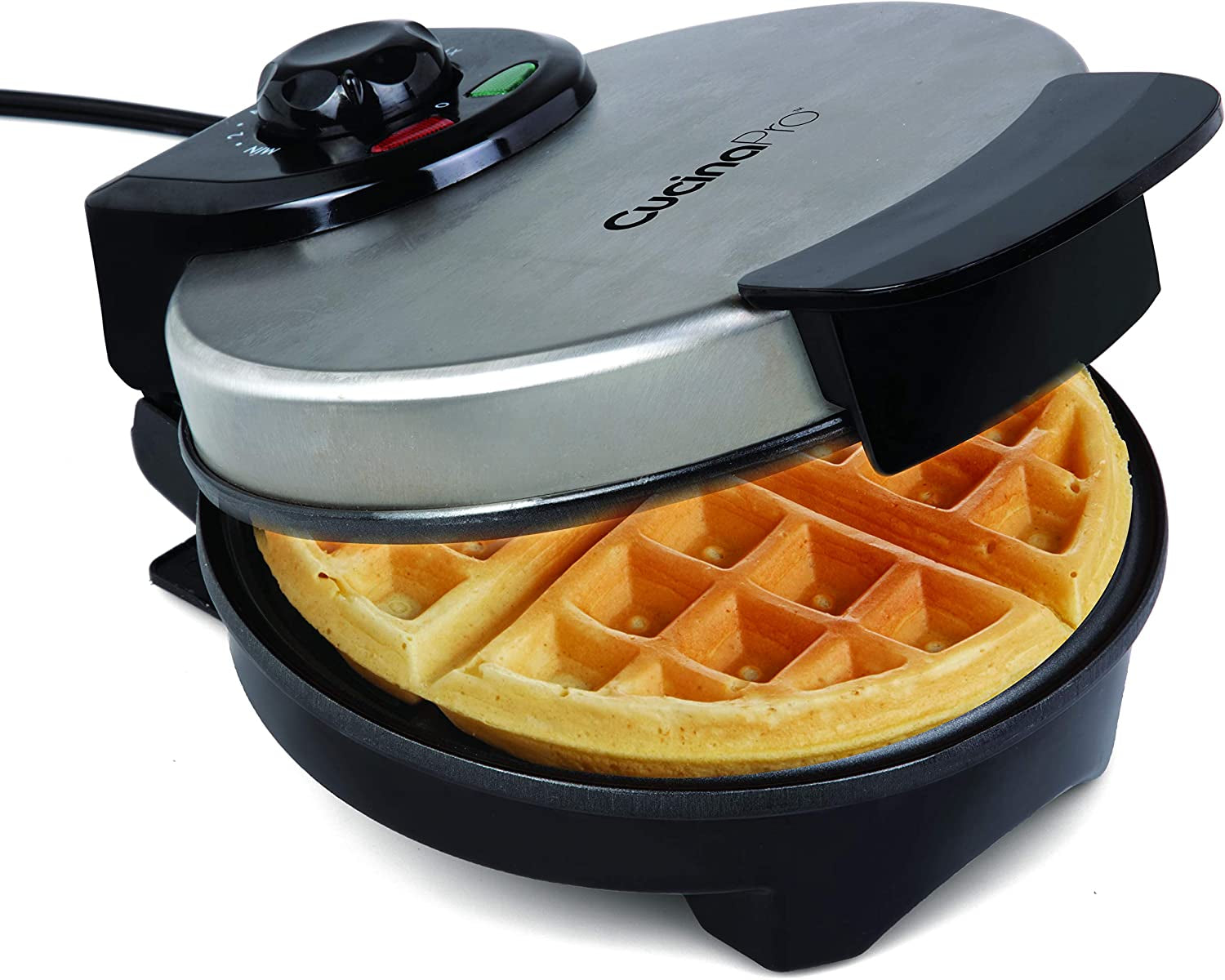 Classic Round Belgian Waffle Iron