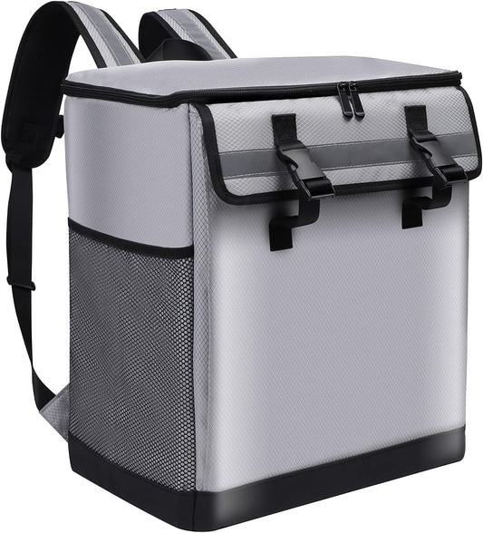 Waterproof and Leak-Proof 38L Insulated Cooler Backpack: Lightweight and Durable Bag for Hiking, Camping, and Picnics - Ideal for Men and Women