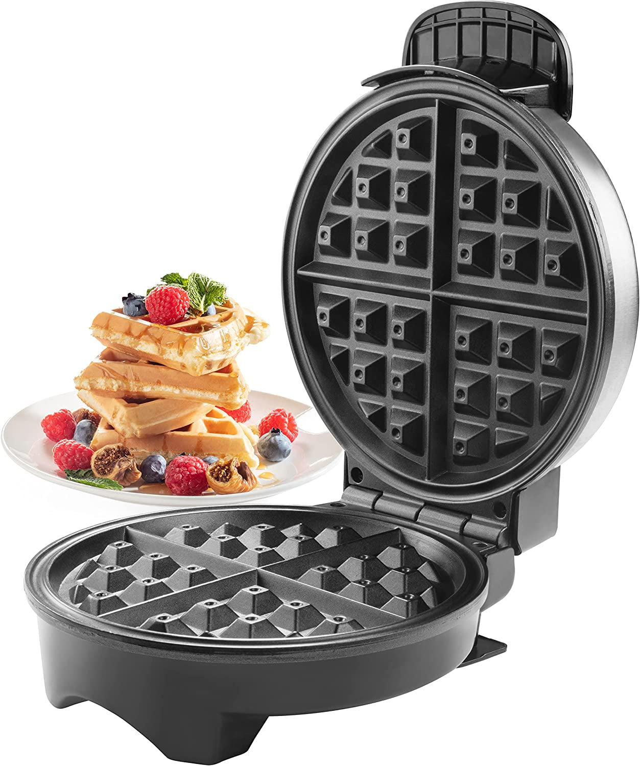Classic Round Belgian Waffle Iron