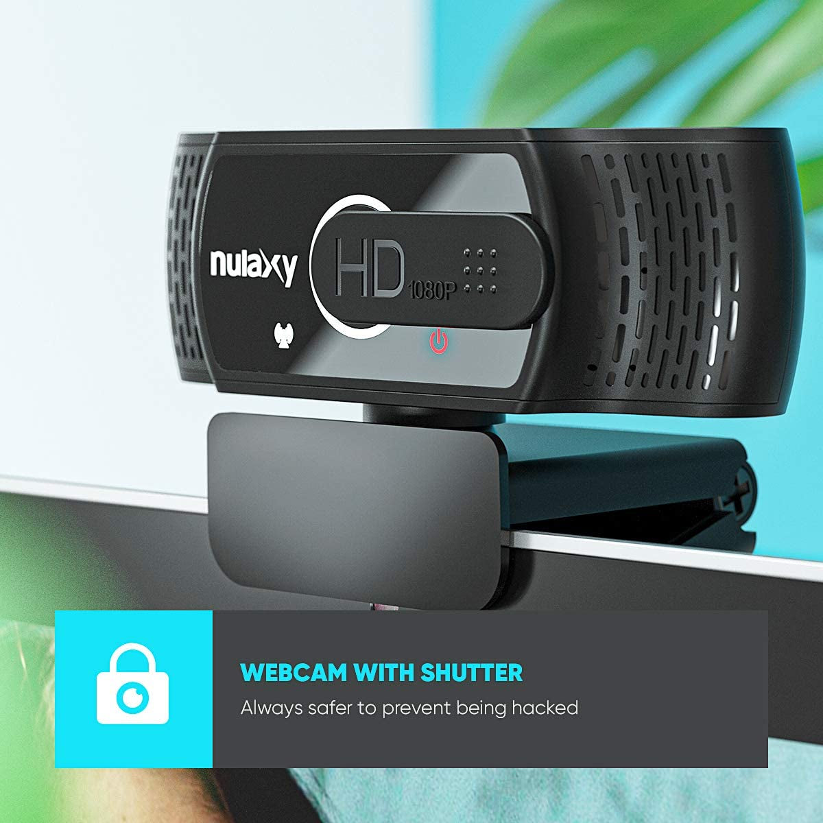 1080P HD Webcam with Microphone, Privacy Cover, and Plug-and-Play - Perfect for PC Video Conferencing, Calling, Gaming, and More on Laptop, Desktop, YouTube, and Facetime