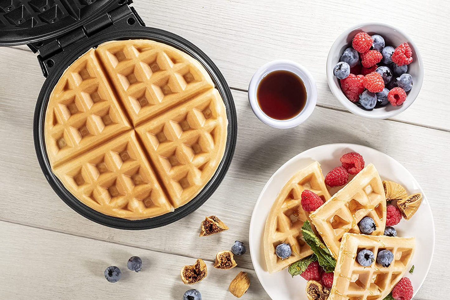 Classic Round Belgian Waffle Iron