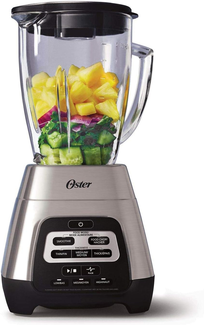 Texture Select Master Series Blender with Glass Jar, Chrome