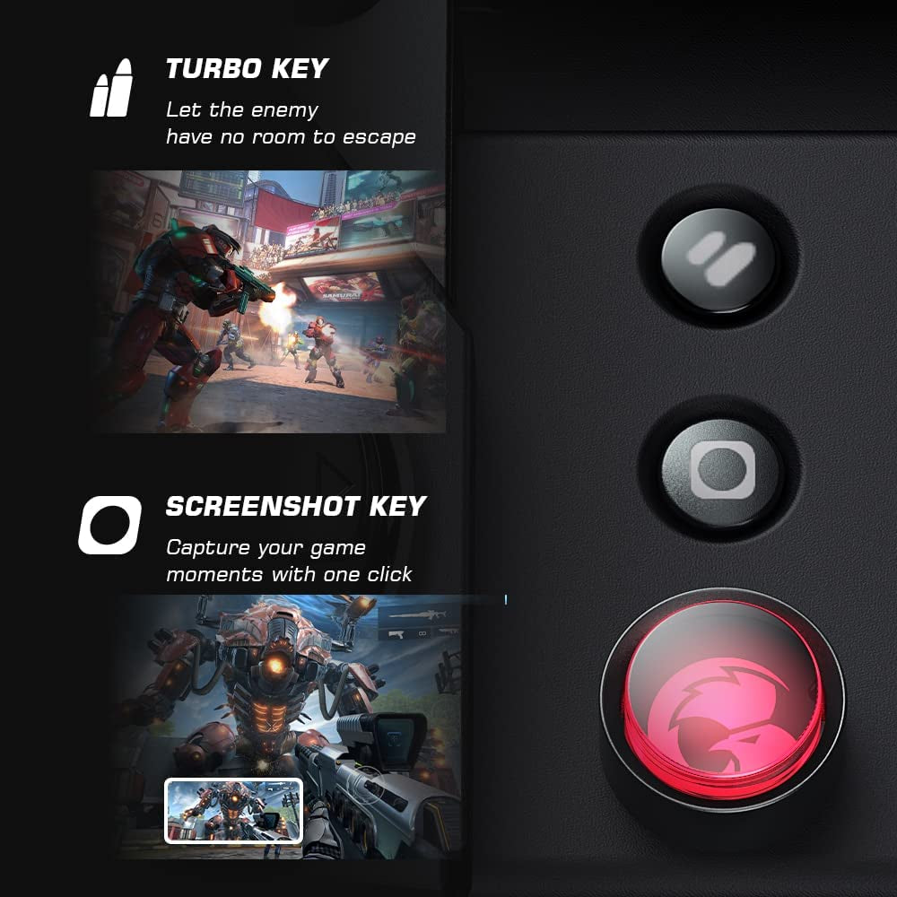 G4 Pro Bluetooth Wireless Game Controller - PC Controller with Magnetic ABXY, Gamepad Joystick for Switch/Windows PC/Android/iOS Mobile Phone - Compatible with Apple Arcade MFi Games