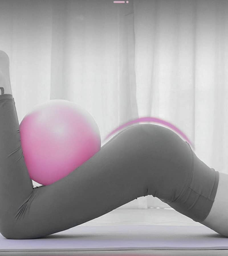 Small Exercise Ball - Also Known as a Yoga Ball or Mini Pilates Ball. This 9-Inch Small Workout Ball is Perfect for Pilates, Yoga, Workouts, Core Training, Fitness, and Physical Therapy.