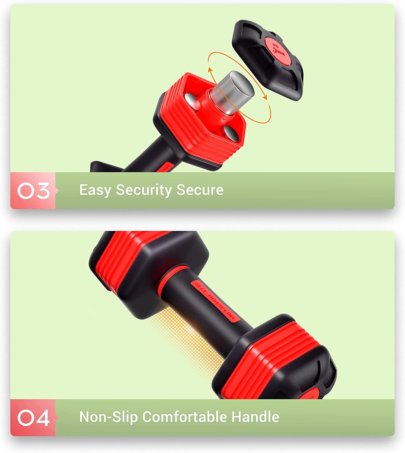 Adjustable Dumbbell Set - 5-in-1 Weight Options, Non-Slip Neoprene Handles, Ideal for Home, Gym, Office.