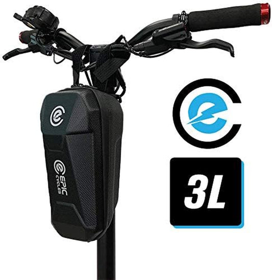 Waterproof Large EVA Handlebar Scooter Storage Bag - Front Hanging Bag for Electric Scooters and Bikes