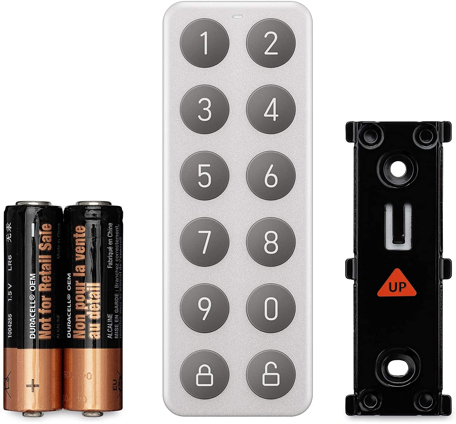 Wireless Bluetooth Keypad for Lock - Create, Share, and Use Unique Codes to Unlock Your Lock | Lock Sold Separately, Silver