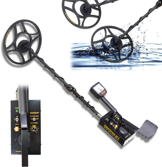 11.5" Metal Detector for Adult & Beginner, Waterproof Searching Coil,Gold Digger Professional Metal Jewelry Finders