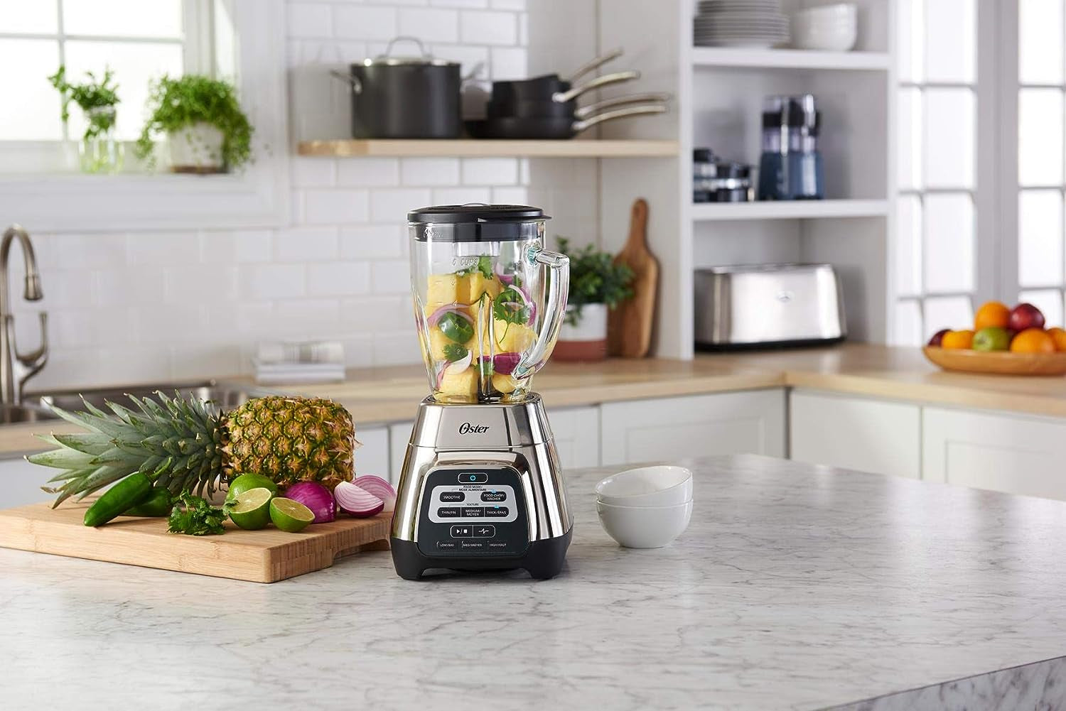 Texture Select Master Series Blender with Glass Jar, Chrome