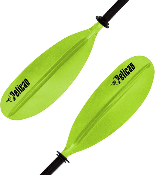 Aluminum Kayak Paddles 87-Inch / 220cm - Tough & Lightweight Black, Lime and Orange