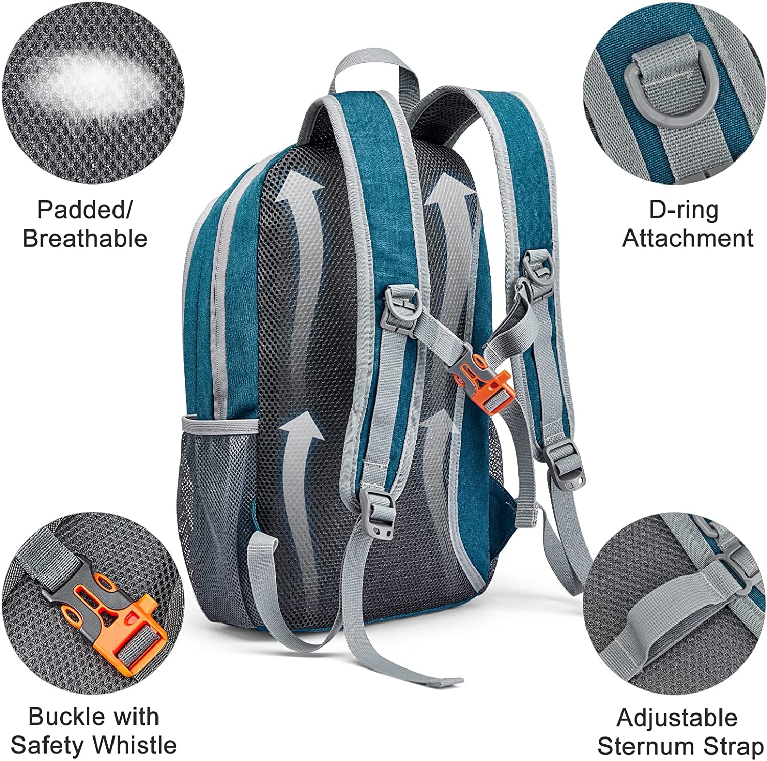 Compact 12L Daypack for Hiking and Outdoor Activities, Suitable for Men and Women
