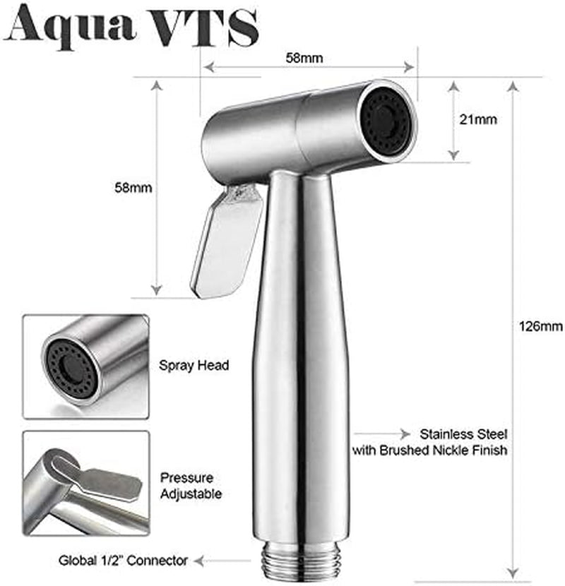 Spray Bidet, Including T Adapter for Easy Installation (Complete Set)