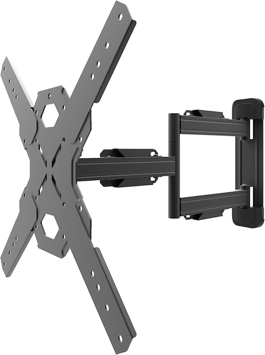 Full Motion Articulating TV Wall Mount for 26-Inch to 60-Inch TVs | Low Profile with 22" Extension | VESA Compatible up to 400X400 Black