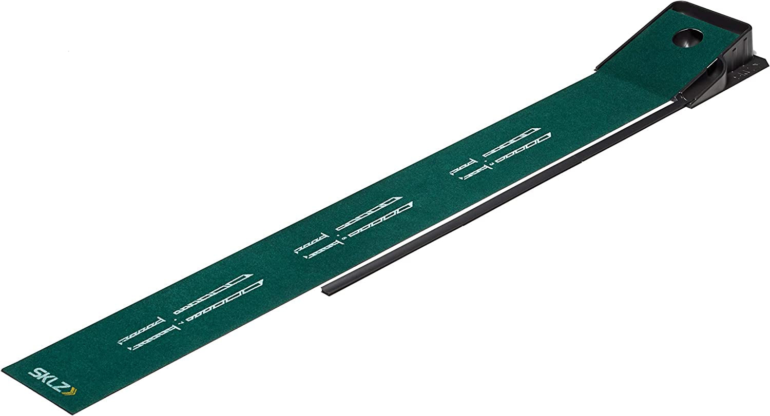 Accelerator Pro Indoor Putting Green with Ball Return: 9 Feet x 16.25 Inches.