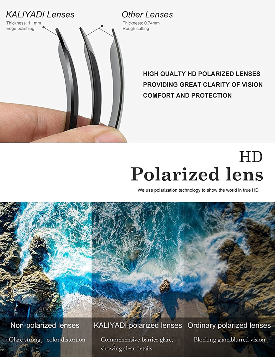 Polarized Sunglasses with Matte Finish for Men and Women - Features Color Mirror Lens, Offers 100% UV Blocking for Sun Protection.