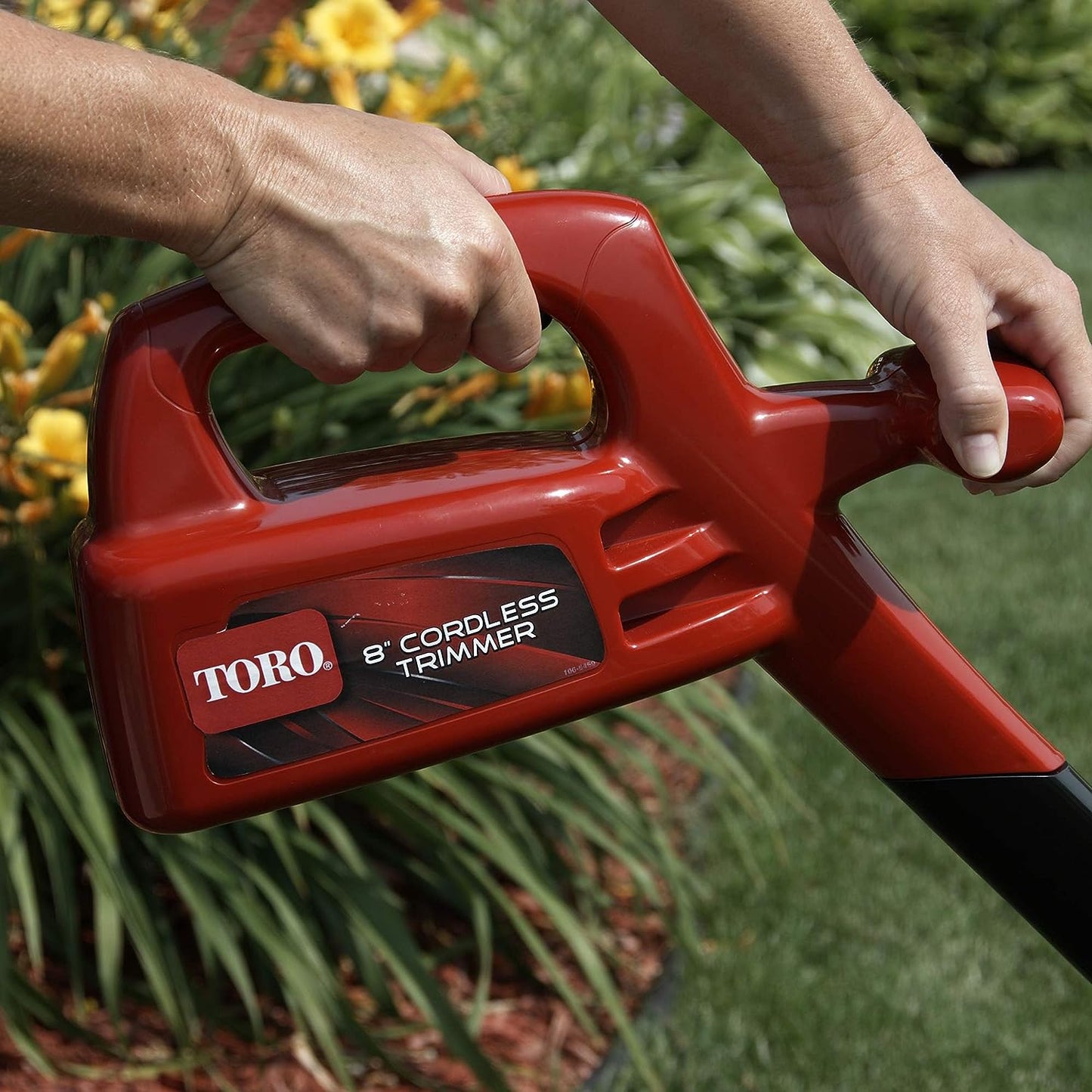 12-Volt Cordless Electric Trimmer with 8-Inch Cutting Capacity